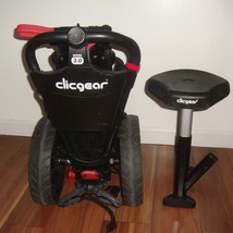CLICGEAR Model 3.0 Golf Pushcart Bag Cart 3 Wheel Golf Push Cart with Seat - £132.33 GBP