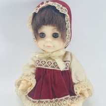 Eugene Baby Doll Blue Sleepy Eyes Close Soft Vinyl Root Hair VTG Arms Legs Move - £11.74 GBP