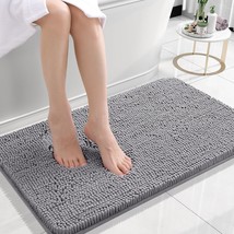 OLANLY Bathroom Rugs 24x16, Extra Soft Absorbent Chenille - £12.90 GBP