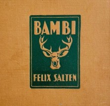 Bambi Felix Salten 1929 1st Translated SS Edition HC Classic Illustrated WHBS - £103.88 GBP