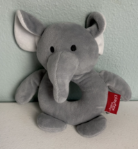 Playtex Elephant Baby Toy Rattle Plush 8.25&quot; Soft - $10.10