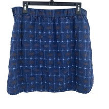 Patagonia Blue Ikat Patterned Skirt Size XL - £24.29 GBP