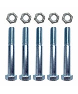 Shear Bolts 12&#39;&#39;X 3-12&#39;&#39;, Grade 2 With 12&#39;&#39; Nut For Rotary Cutters, Repl... - £29.73 GBP