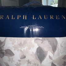 Ralph Lauren Avery Floral 1pc King Comforter Cream Bnip $550 A Must Have - £190.27 GBP