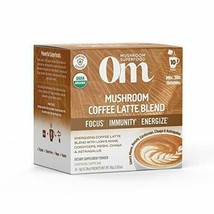 Om Organic Mushroom Superfood Powder, Coffee Latte Blend, 2.82 Ounce (10 Pack... - $19.76