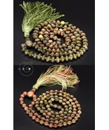 TWO 108 mala beads for meditation with partner, unakite, individually ma... - £56.48 GBP