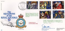 Squadrons Of The Royal Air Force Christmas 1992 Wessex Flown Hand Signed FDC - £5.40 GBP