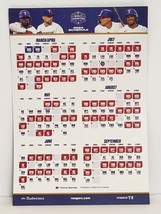 2024 TEXAS RANGERS MAGNETIC SCHEDULE (SGA) CALENDAR – 2023 WORLD CHAMPIO... - $4.94