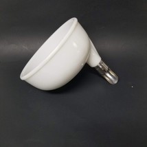 White Juice Attachment with Metal Spout Vintage Milk Glass Juicer with S... - $21.78