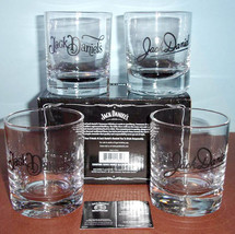 Jack Daniel's Double Old Fashioned Set of 4 Signature Series DOF Glasses 8oz New - $58.31