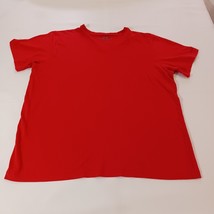 Under Armour Men’s Red T-Shirt Size Large Heat Gear Loose Fit Short Sleeve image 10