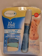 Amope Pedi Perfect Electronic Nail Care System File Buff Shine Toe &amp; Fingernails - £11.76 GBP