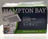 Hampton Bay 80 CFM Ceiling Bathroom Exhaust Fan Easy Install White BPT13... - $38.61