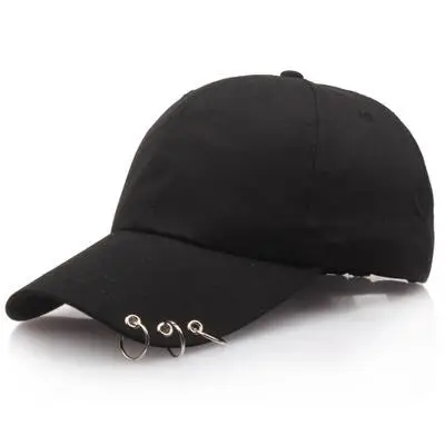 Hip Hop Women&#39;s Baseball Cap With Ring  Snapback Hats For Men Women Unisex Dad H - £82.28 GBP