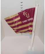 NCAA FSU Florida State Seminoles &quot;Seminole Country&quot; Car Window Fan Flag - $14.80