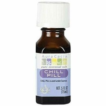 Essential Oils Aura Cacia - Chill Pill - Net Wt .5 Fl oz.(15 Ml) - £13.30 GBP