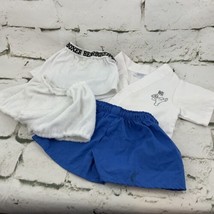 Stuffed Animal Clothing Lot White Blue Karate Outfit Boxers - £8.92 GBP