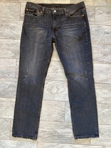 Levi Strauss 511 Mens Denim Jeans 38x32 Levi&#39;s 38 x 32 Straight leg Dist... - $32.05