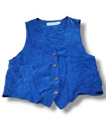 Vintage Action Wear USA Top Size Small Women&#39;s Vintage Top Vest Button F... - £29.58 GBP
