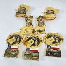 Houston Livestock Show And Rodeo Pin Badge Lot 97-99 Committeeman Guest ... - £35.88 GBP