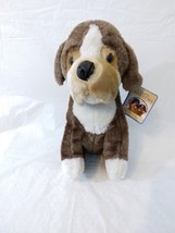 Cozy Critters Brown &amp; White Plush Dog - $114.21 MXN