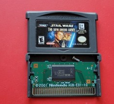 Game Boy Advance Star Wars: The New Droid Army Nintendo GBA Authentic - £7.63 GBP