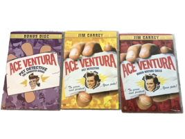 Ace Ventura DVD Set Pet Detective When Nature Calls &amp; Animated Series - £6.27 GBP