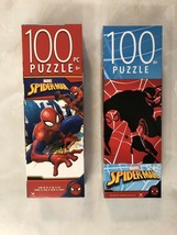 NEW Marvel Spider-man Cardinal 100 Pc Jigsaw Puzzles Lof Of 2 Age 6+ - $4.40