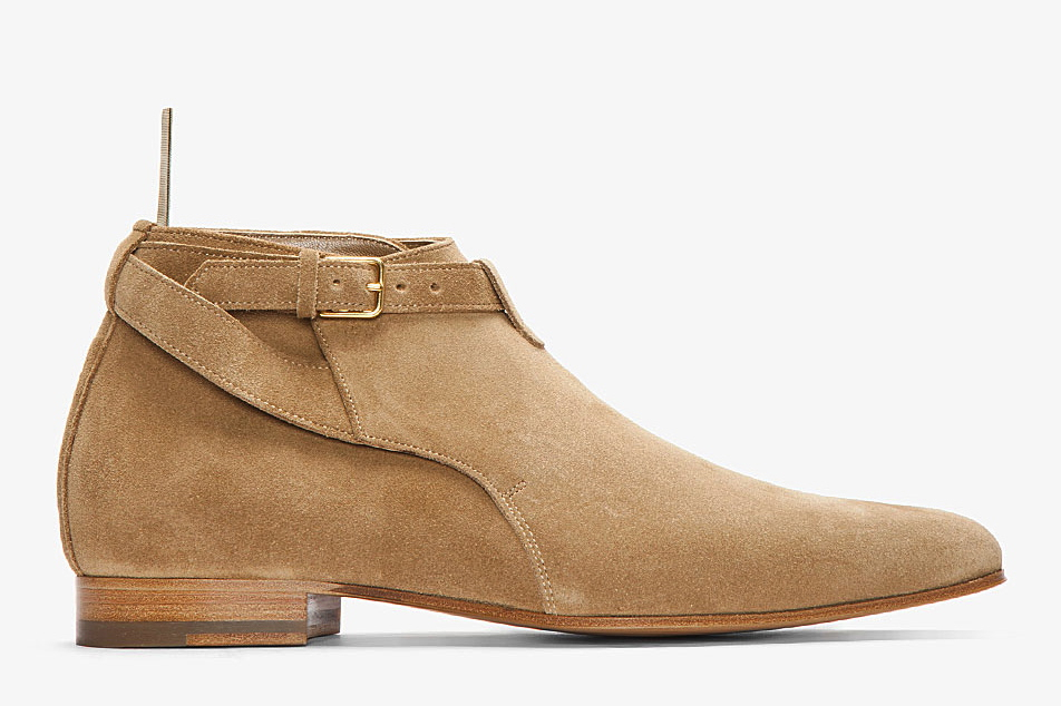 New Handmade men chelsea boots, beige suede boots for men, leather boots for men