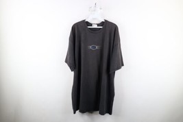 Vintage 90s Nike Air Mens 2XL Thrashed Travis Scott Center Swoosh T-Shirt Black - £45.83 GBP