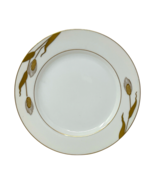 Fukagawa Arita Golden Wheat Salad Plate 7‑5/8" Gold Rim Japan Vintage - $10.00