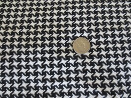 3625. Black &amp; White Woven Apparel COTTON/COTTON Blend FABRIC--59&quot; X 7-3/8 Yds. - £39.16 GBP