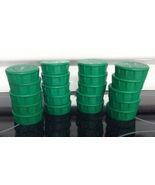 Lot of 30 large Green Plastic Bottle Caps Lids Screw Top Arts Crafts DIY - $9.59