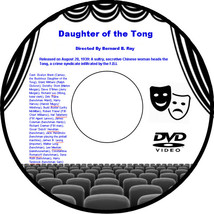 Daughter of the Tong 1939 DVD Movie Action Film Evelyn Brent Grant Withers Dorot - £3.92 GBP