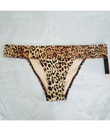VICTORIA&#39;S SECRET Brazilian Swim Bottom Medium M Pelosa Leopard Bikini - £19.73 GBP