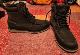 High Sierra FOREMAN Black Leather Hiking Boot High Top Winter Outdoor Me... - $80.00