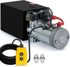 15 Quart Double Acting Hydraulic Pump DC 12V Power Unit Metal Reservoir ... - $10,051.63 MXN