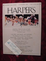 HARPER&#39;s November 1988 Robert Stone Frank Conroy John Lukacs - £6.79 GBP