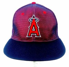 California Angels Sixth Man Promotions Mesh &quot;Chevron&quot; Hat Cap Embroidere... - £10.85 GBP