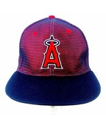 California Angels Sixth Man Promotions Mesh &quot;Chevron&quot; Hat Cap Embroidere... - £10.83 GBP