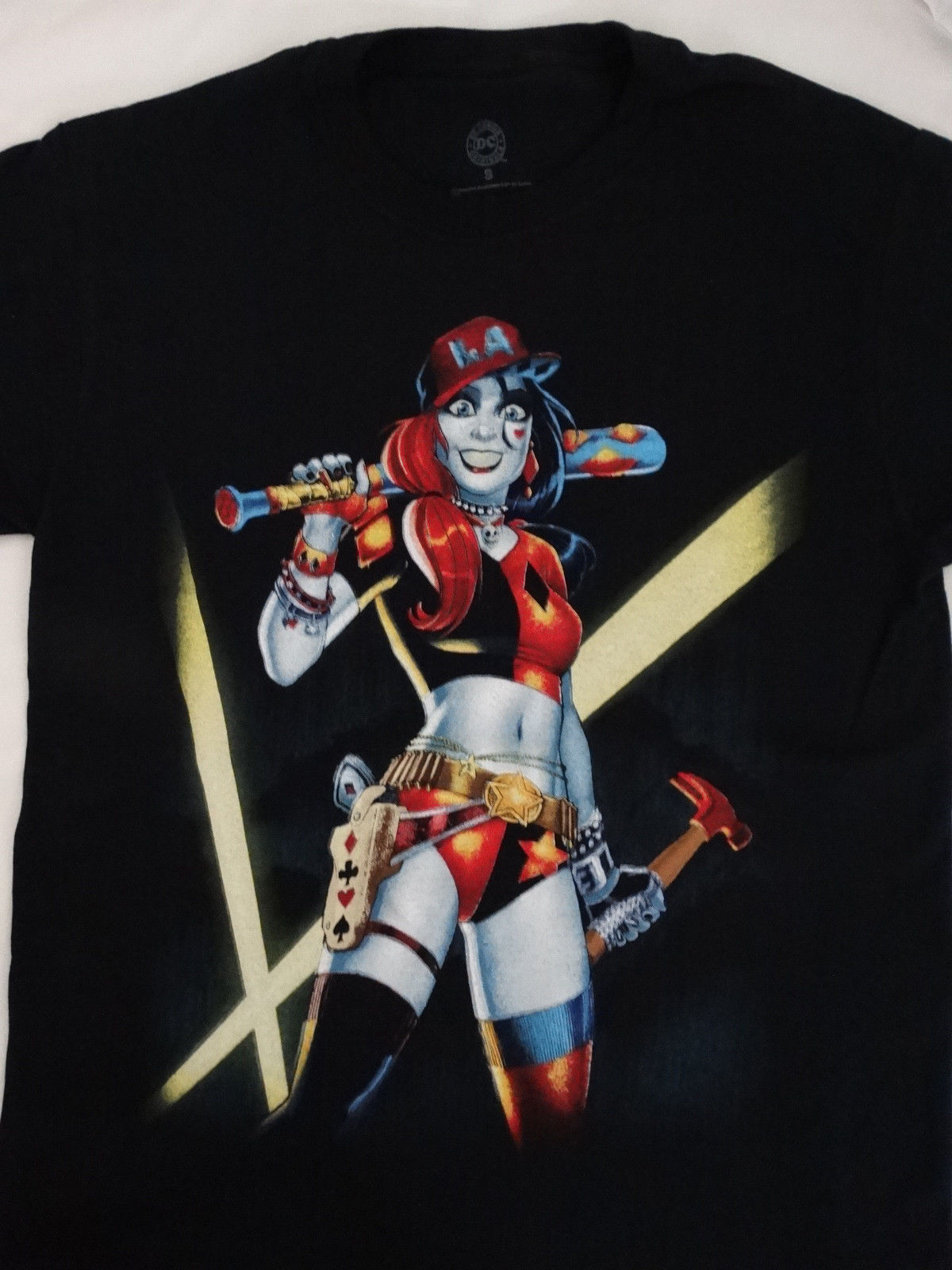 Harley Quinn Comic Batman Baseball Bat Dc Comics T-Shirt S Small - $3.00