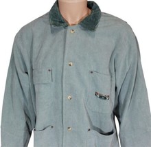 Bear Surfboards Chore Barn Coat Loose Fit Xl Drab Green Flannel Lined Usa Made ! - £71.20 GBP