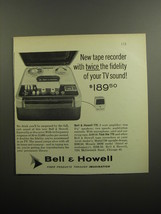 1957 Bell &amp; Howell 775 Tape Recorder Advertisement - Twice the fidelity - £14.53 GBP