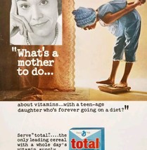 1965 General Mills Total Cereal Advertisement Health Breakfast Vitamins ... - $41.18 CAD