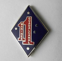 Usa Us 1ST Marines Marine Guadalcanal Lapel Pin Badge 3/4 Inch - £4.35 GBP