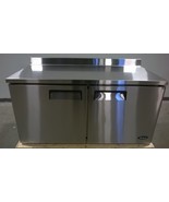 ATOSA MGF8410GR 60&quot; 2 Door Work Top Cooler with Back Splash Casters Free... - $2,992.00