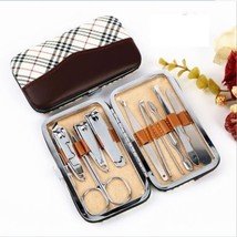 10Pcs Pedicure / Manicure Set Nail Clippers Cleaner Cuticle Grooming Too... - £12.14 GBP