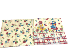 8 Vintage Quilt Block Cut Pieces 10 in Square Shapes Cotton Fabric Dutch Farm - £16.79 GBP