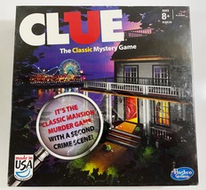 CLUE The Classic Mystery Game Mansion Murder Game with a 2nd Crime Scene - $16.82