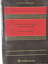 Constitutional Law 4E Custom Edition Loyola Law School [PAPERBACK] - $57.20